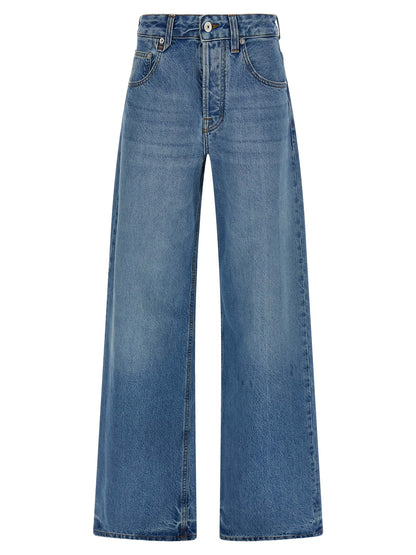 Jacquemus Blue Cotton Jeans Denim