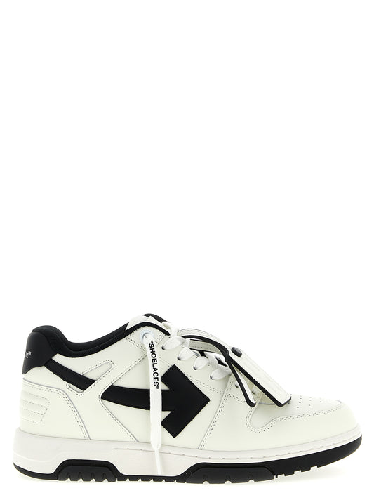 Sneakers by Off-White for men in polyester rubber leather bicolour, black, white & signature features an versatile design from the Men's Fashion Polyester Rubber Leather Sneakers collection, highlighting a versatile fashion style for a premium, high-fashion look.