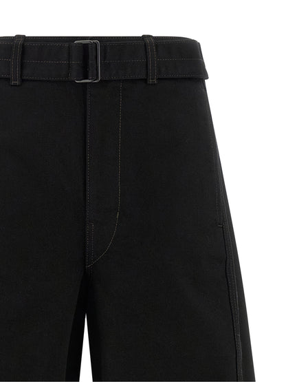 Lemaire Black Cotton Jeans Denim