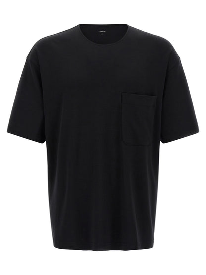 Lemaire Black Cotton T-Shirt