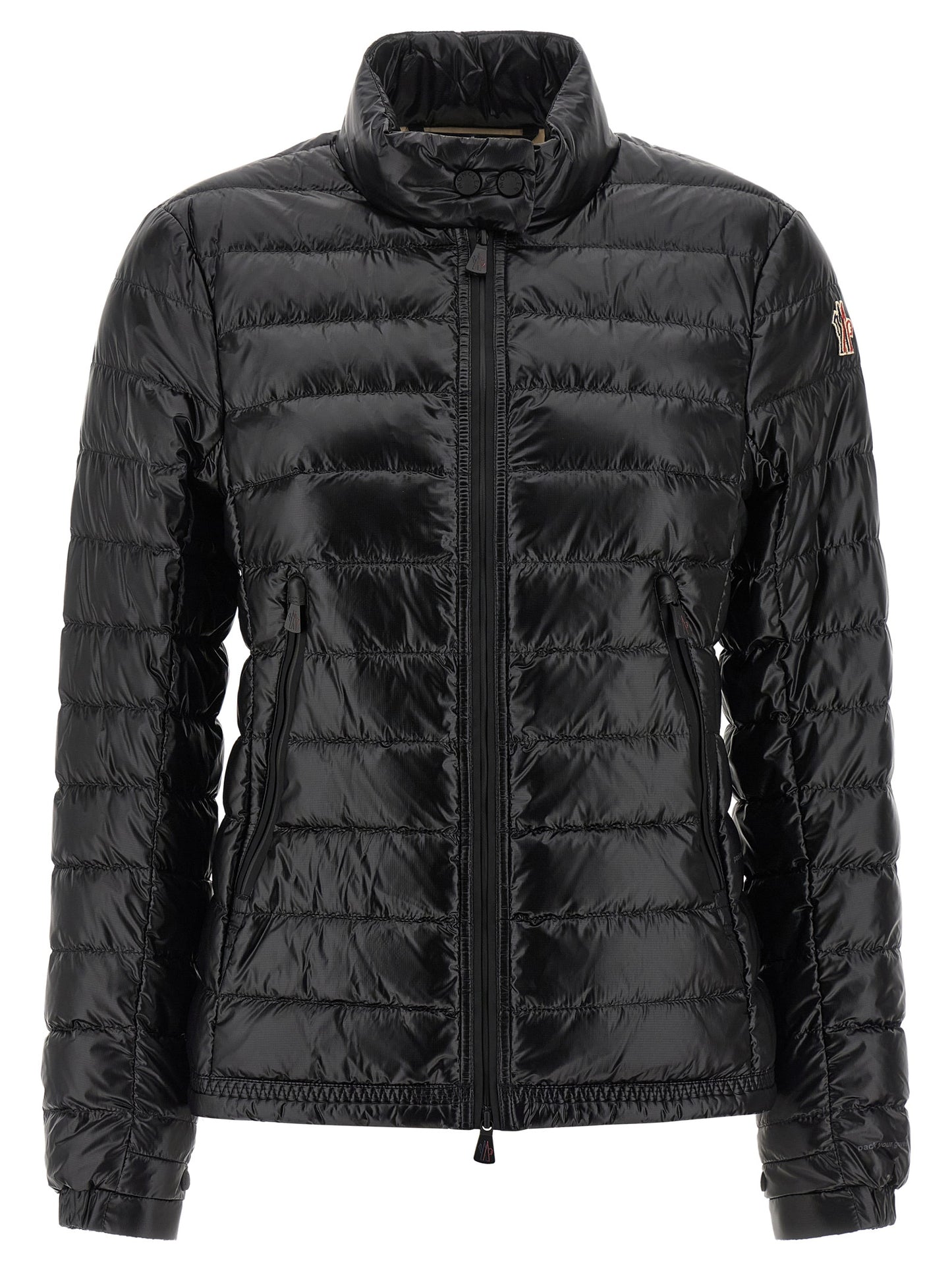 Moncler Grenoble Black Polyamide Full-Length Jacket