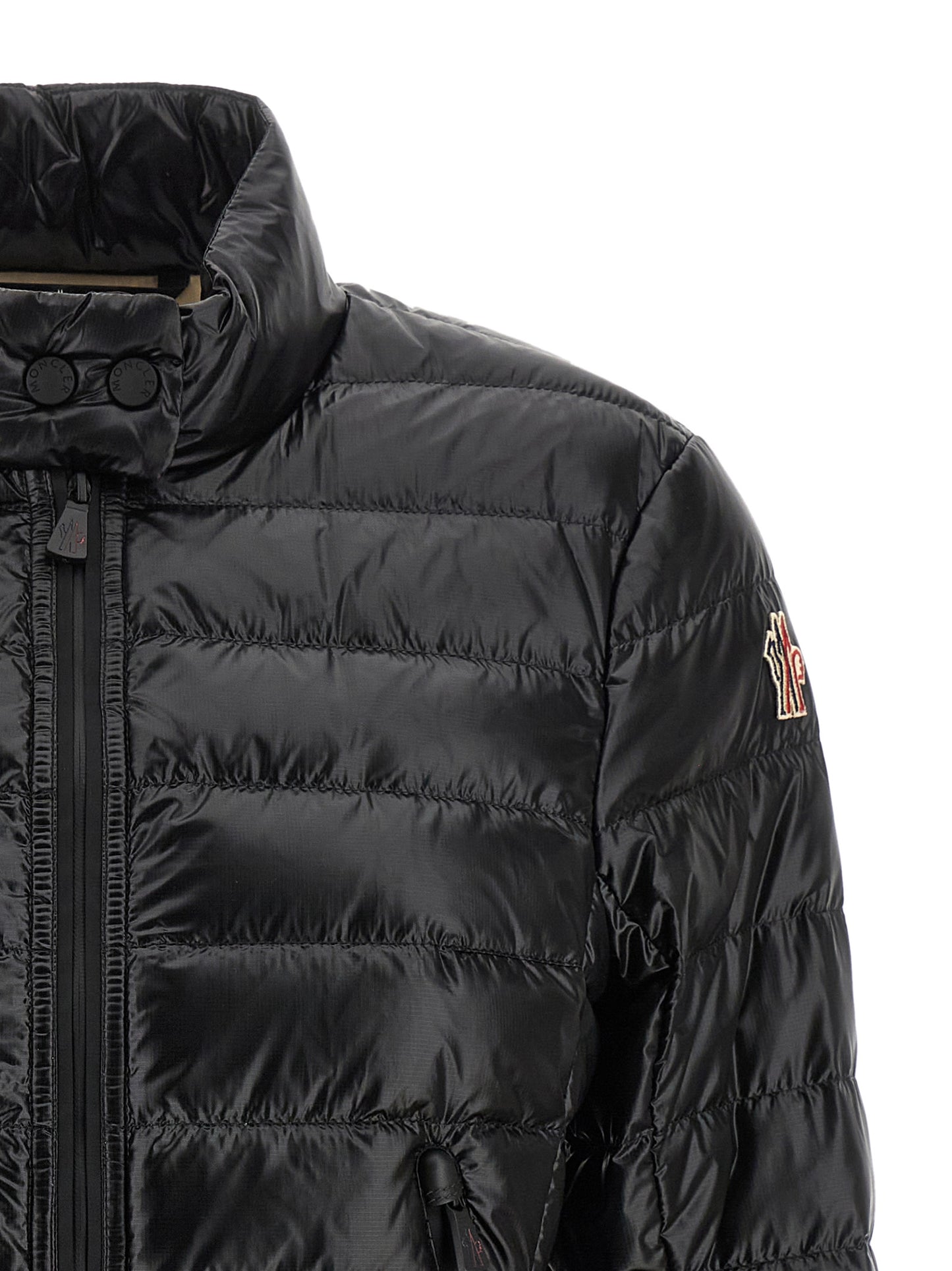 Moncler Grenoble Black Polyamide Full-Length Jacket