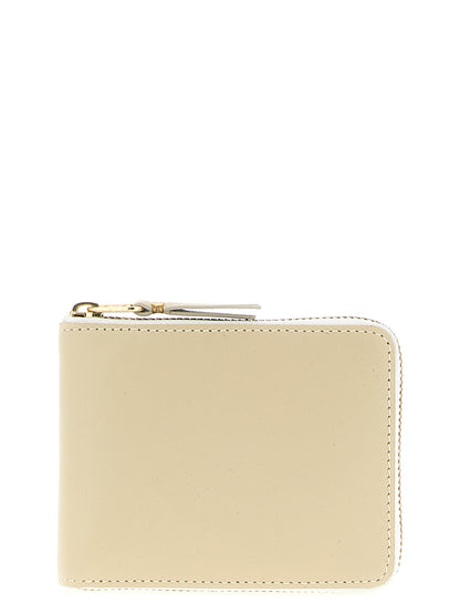 Comme Des Garçons Beige Calfskin Cardholder