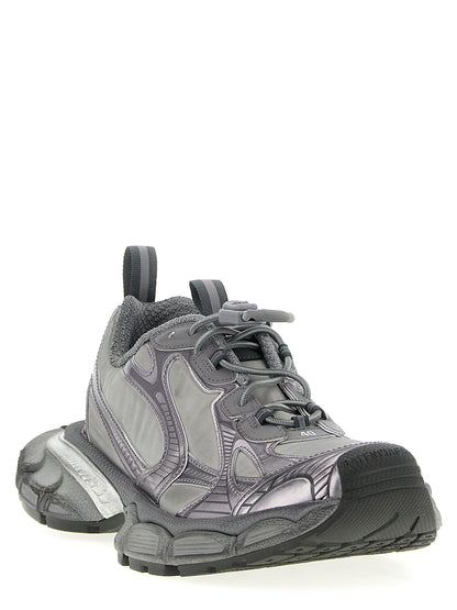 Athletic Sneakers by Balenciaga for men in polyester polyurethane & nylon gray features an effortless chic silhouette, showcasing the signature athletic style of the Men's Athletic Polyester Polyurethane & Nylon Sneakers collection with a truly effortless chic finish.