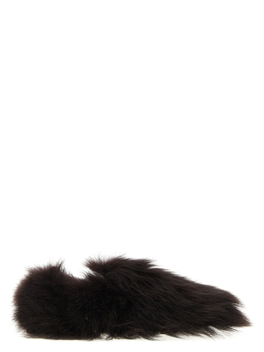 Tod's Brown Lamb Leather Slip-On Loafers