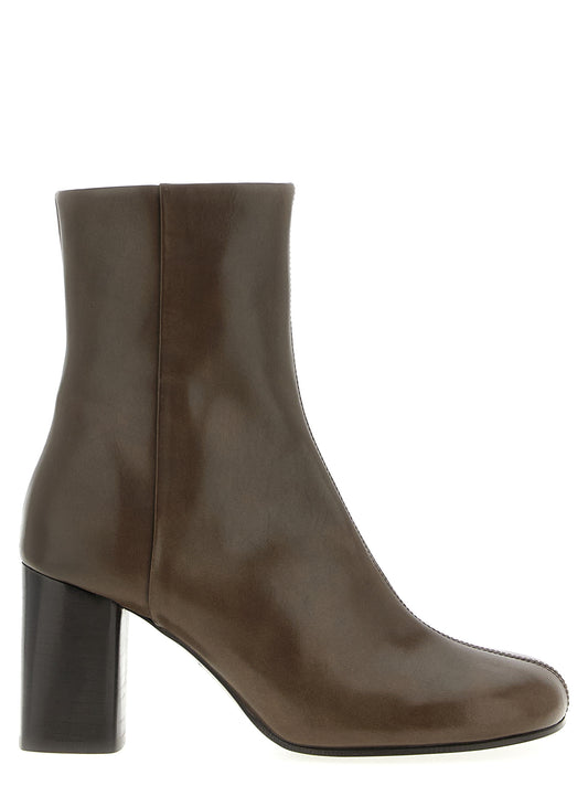 Lemaire Brown Calfskin Ankle Boots