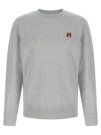 Maison Kitsuné Gray Cotton Sweatshirt