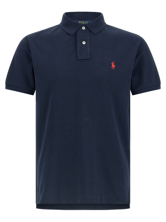 Polo Ralph Lauren Blue Cotton Polo Shirt