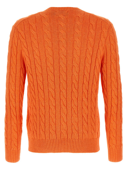 Polo Ralph Lauren Orange Cotton Cardigan