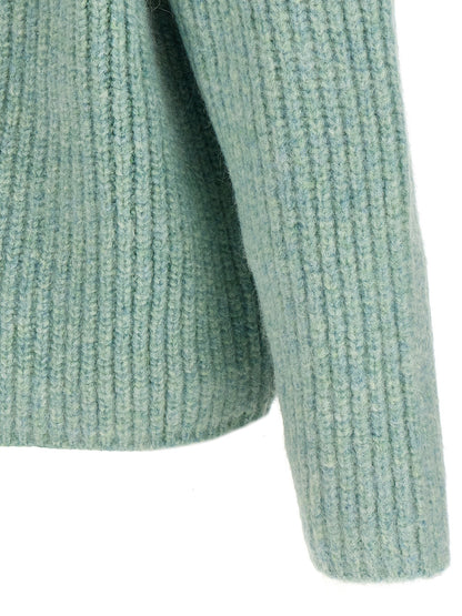 SÉFR Blue Marabou Cardigan