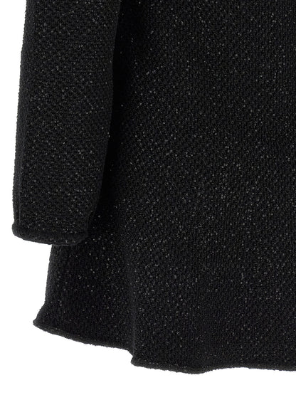 Self-Portrait Black Cotton Short Dress