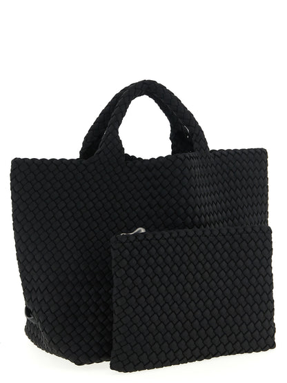 NAGHEDI Black Neoprene Tote Bag