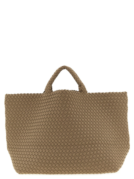 NAGHEDI City St Barths Modal & Viscose Large Beach Shopper Tote Bag - Beige