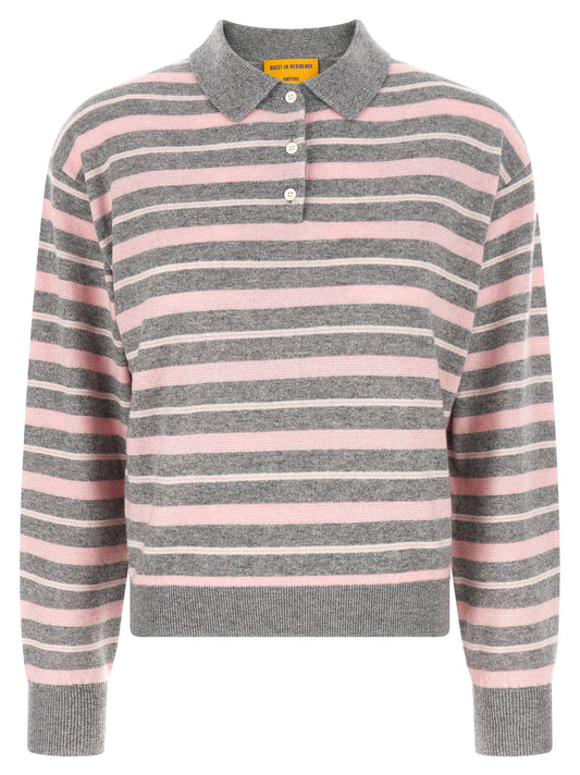 Cardigan by Guest in Residence for women in cashmere multicolor, patterned & striped features an impeccable silhouette, showcasing a sophisticated and long-sleeve detail for a truly impeccable finish.