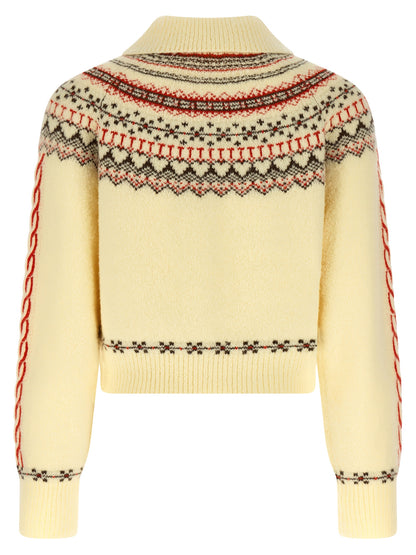 Guest in Residence Multicolor Wool Cardigan