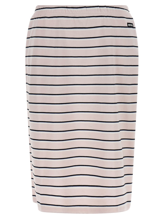 ROTATE BIRGER CHRISTENSEN Multicolor Cotton Midi Skirt