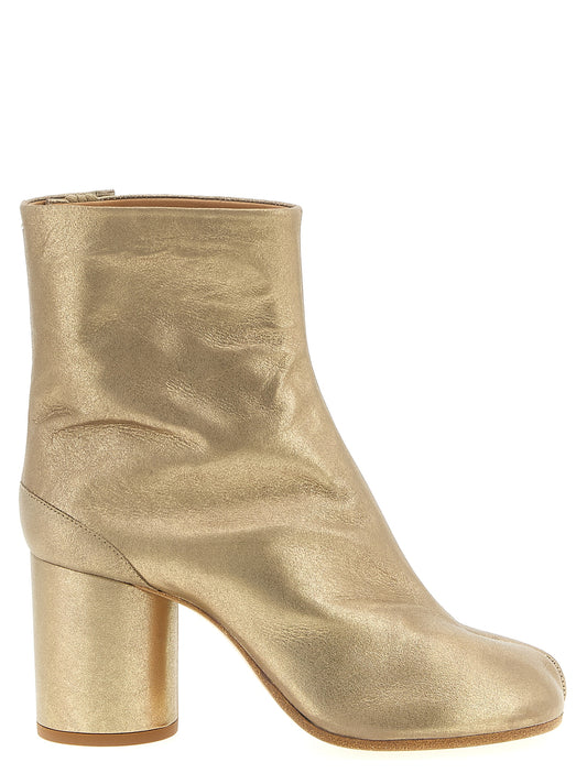 Ankle Boots by Maison Margiela for women in cashmere & goat leather gold & signature features an enchanting design from the Women's Cashmere & Goat Leather Ankle Boots collection, highlighting a enchanting and for a refined look.