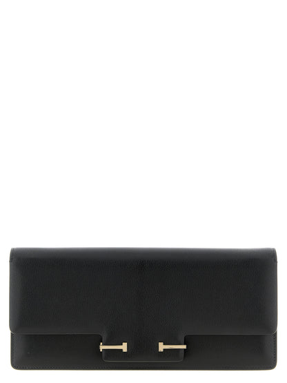 Tom Ford Black Goatskin Shoulder Bag
