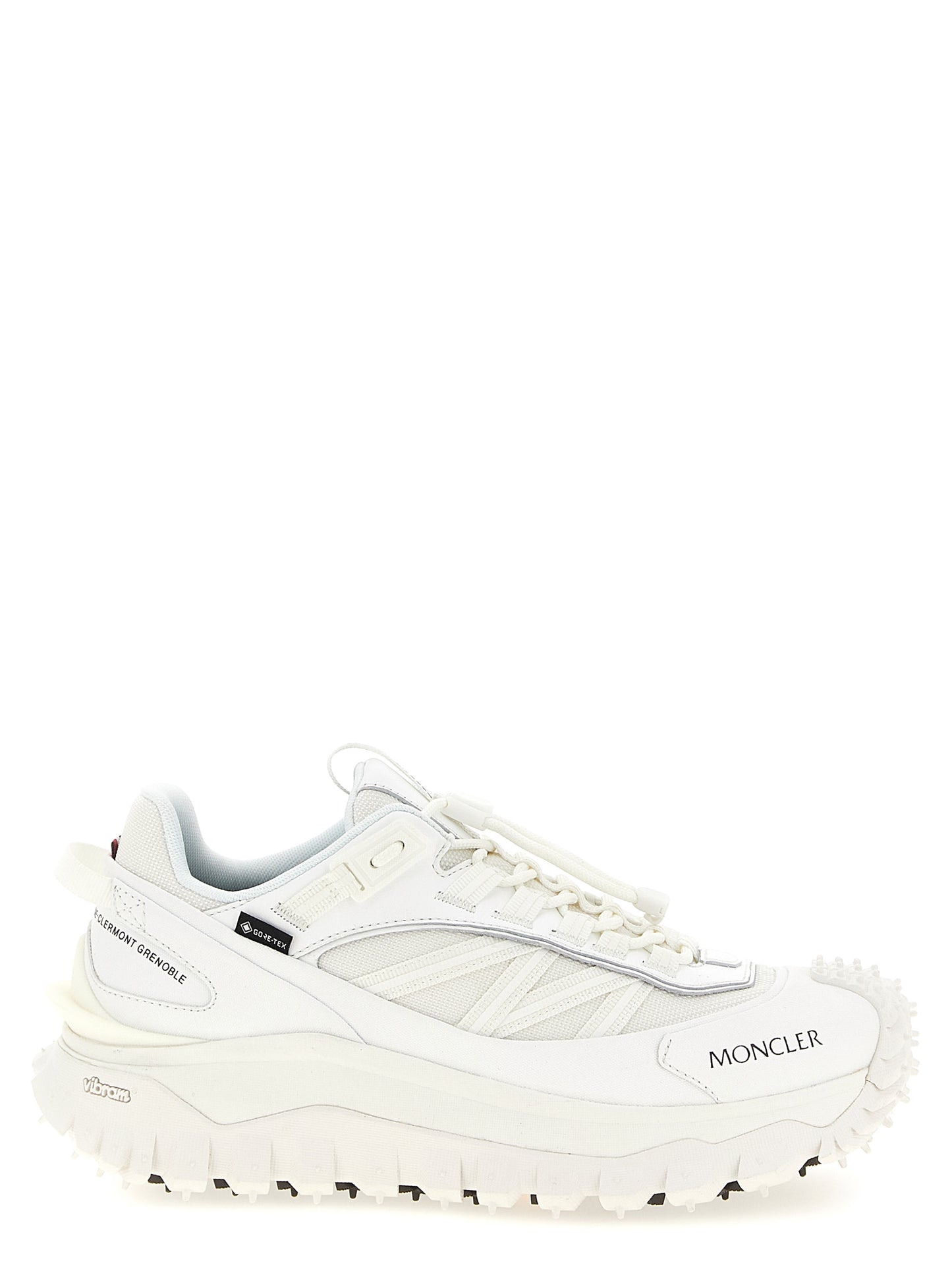 Athletic Sneakers Moncler men eva & polyamide leather white featuring a avant-garde Men's Athletic EVA & Polyamide Leather Sneakers design with a avant-garde athletic style for a refined finish.