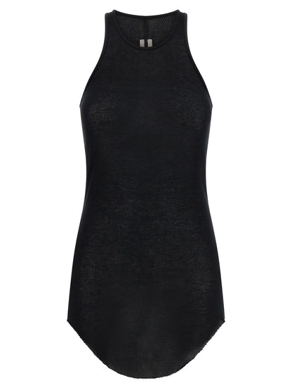 Rick Owens Black Viscose Tank Tops