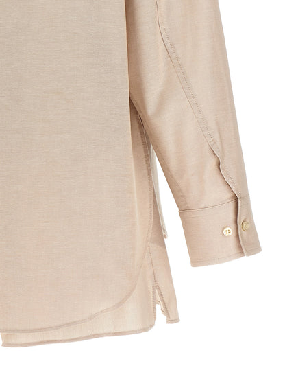 The Andamane Beige Cotton Dress Shirt