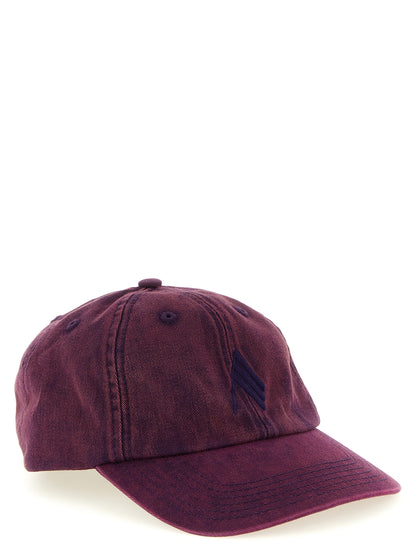 The Attico Purple Cotton Cap (Baseball Hat)