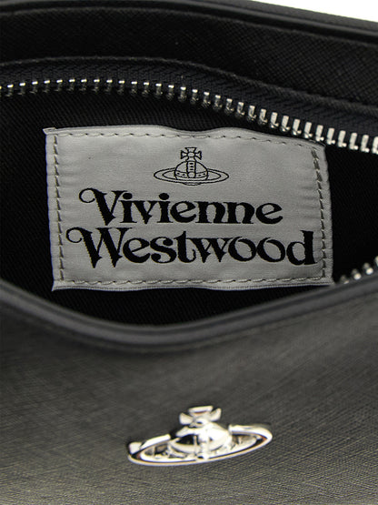 Vivienne Westwood Black Polyethylene Shoulder Bag