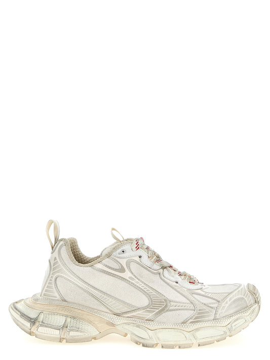 Athletic Sneakers by Balenciaga for women in polyester polyurethane & polyethylene silver features an effortless chic silhouette, showcasing the signature athletic style of the Women's Athletic Polyester Polyurethane & Polyethylene Sneakers collection with a truly effortless chic finish.