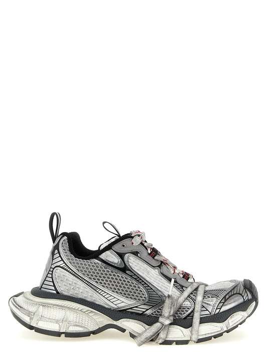 Athletic Sneakers by Balenciaga for women in polyester polyethylene & polyurethane gray presents a sleek silhouette, perfectly capturing the athletic style essence of Women's Athletic Polyester Polyethylene & Polyurethane Sneakers with its sleek design and premium finish.