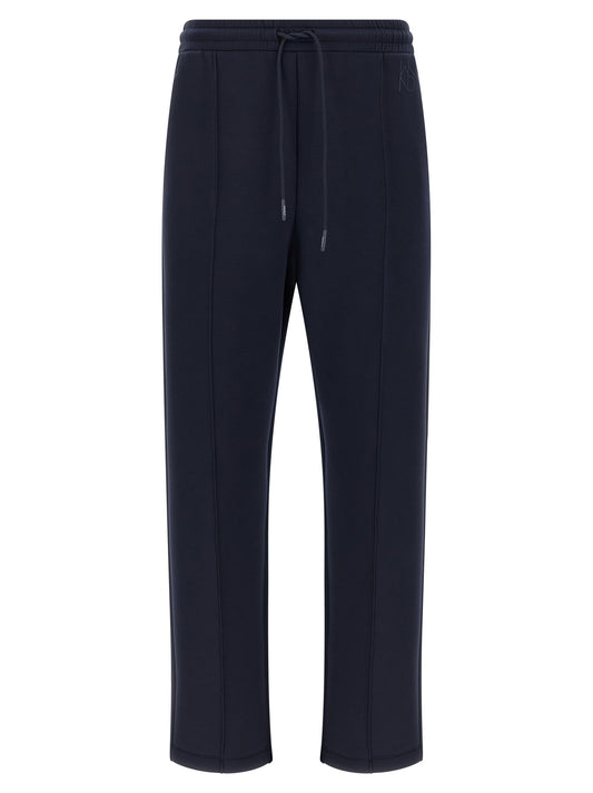 Joggers by Max Mara for women in modal & polyamide blue & print presents a tailored silhouette, showcasing a tailored straight-leg and long cut with a refined for a truly tailored aesthetic.