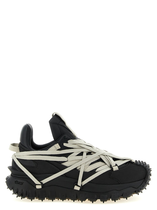 Rick Owens Men's Athletic EVA Carbon Fiber & Bos Taurus Cowhide Leather Sneakers - Black
