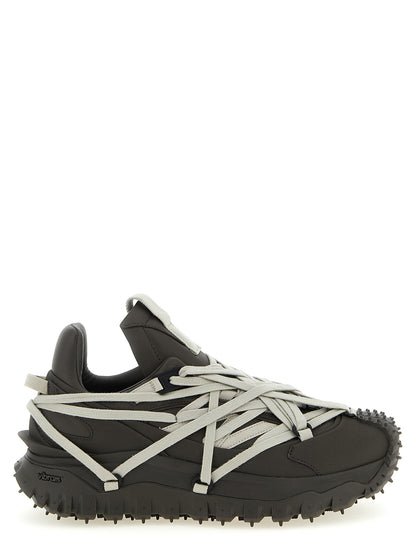 Rick Owens Brown Cowhide Athletic Sneakers