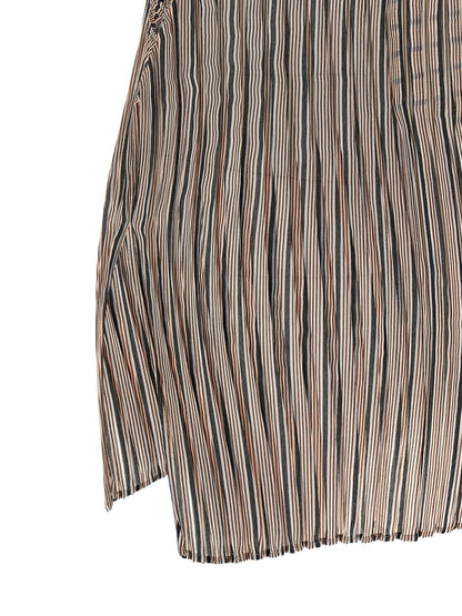 Issey Miyake Brown Polyester Blouse