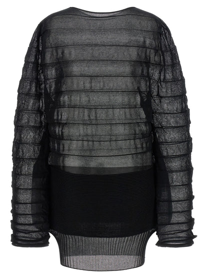 Issey Miyake Black Polyester Sweatshirt