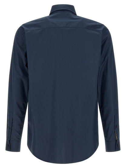 Burberry Blue Cotton Blouse