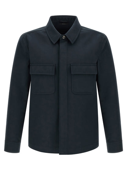 Tom Ford Blue Cotton Blouse