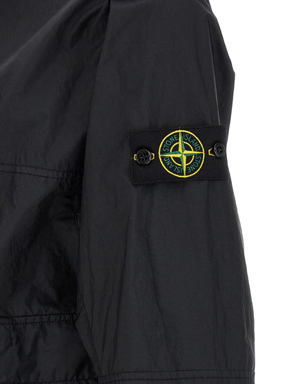 Stone Island Blue Polyamide Shell Jacket