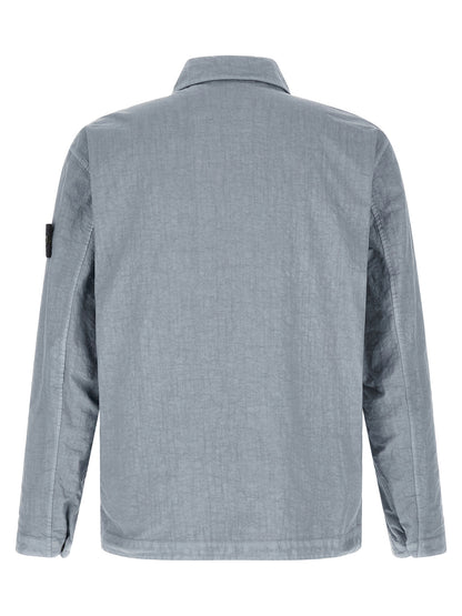 Stone Island Blue Polyamide Blouse
