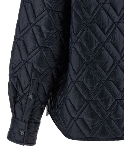 Moncler Blue Polyamide Shell Jacket
