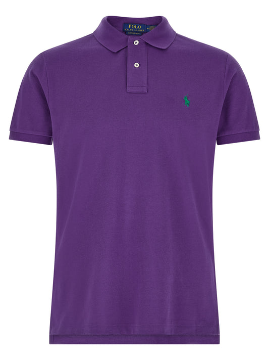 Polo Ralph Lauren Purple Cotton Polo Shirt
