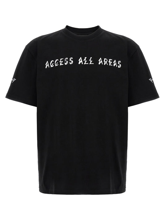 T-Shirt by 44 Label Group for men in cotton bicolour, black, white & print features an edgy silhouette, meticulously detailed with a sophisticated short-sleeve and crew neckline for a truly edgy finish.