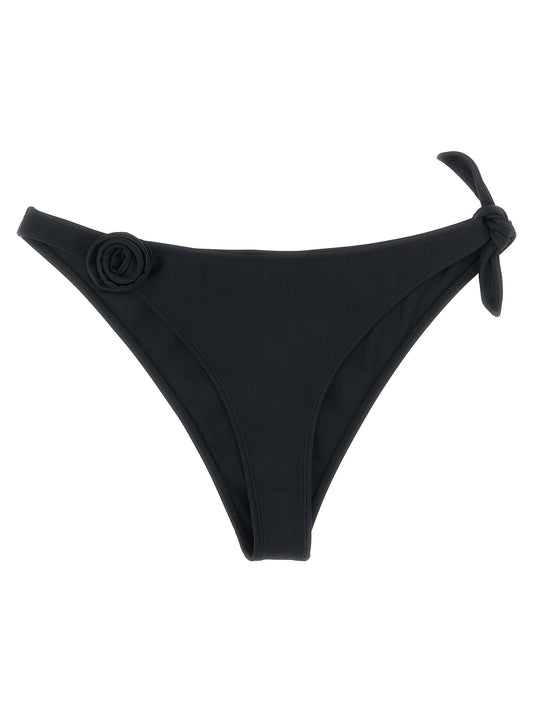 Swim Briefs by Coperni for women in stretch polyamide black & floral features a sleek silhouette from the Women's Stretch Polyamide Swim Briefs collection, showcasing a sleek cut designed for a sleek fit.