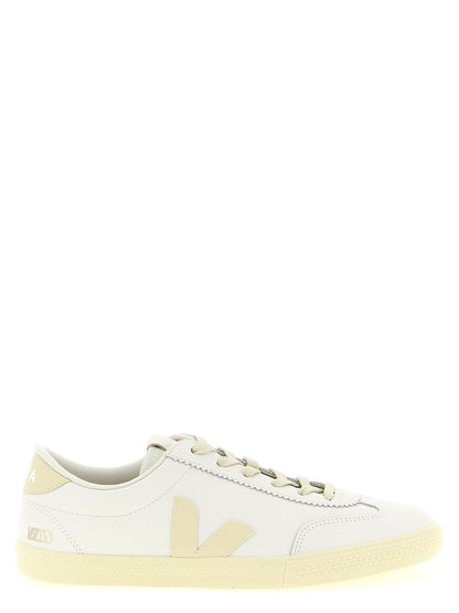 Veja White Calfskin Sneakers