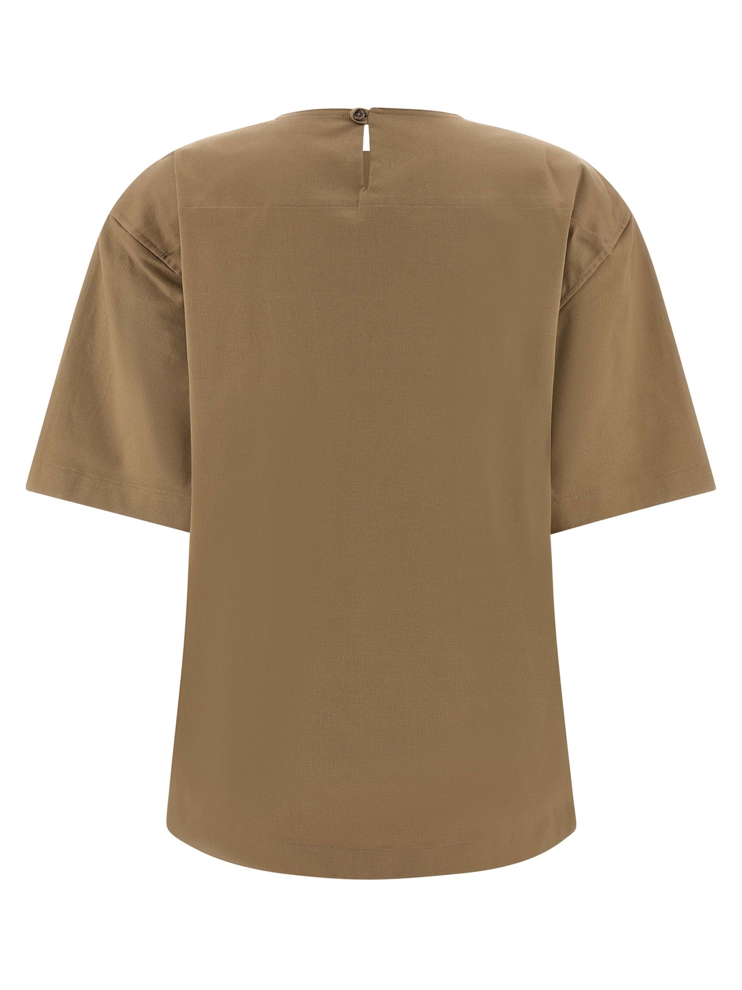THELATEST Brown Cotton T-Shirt