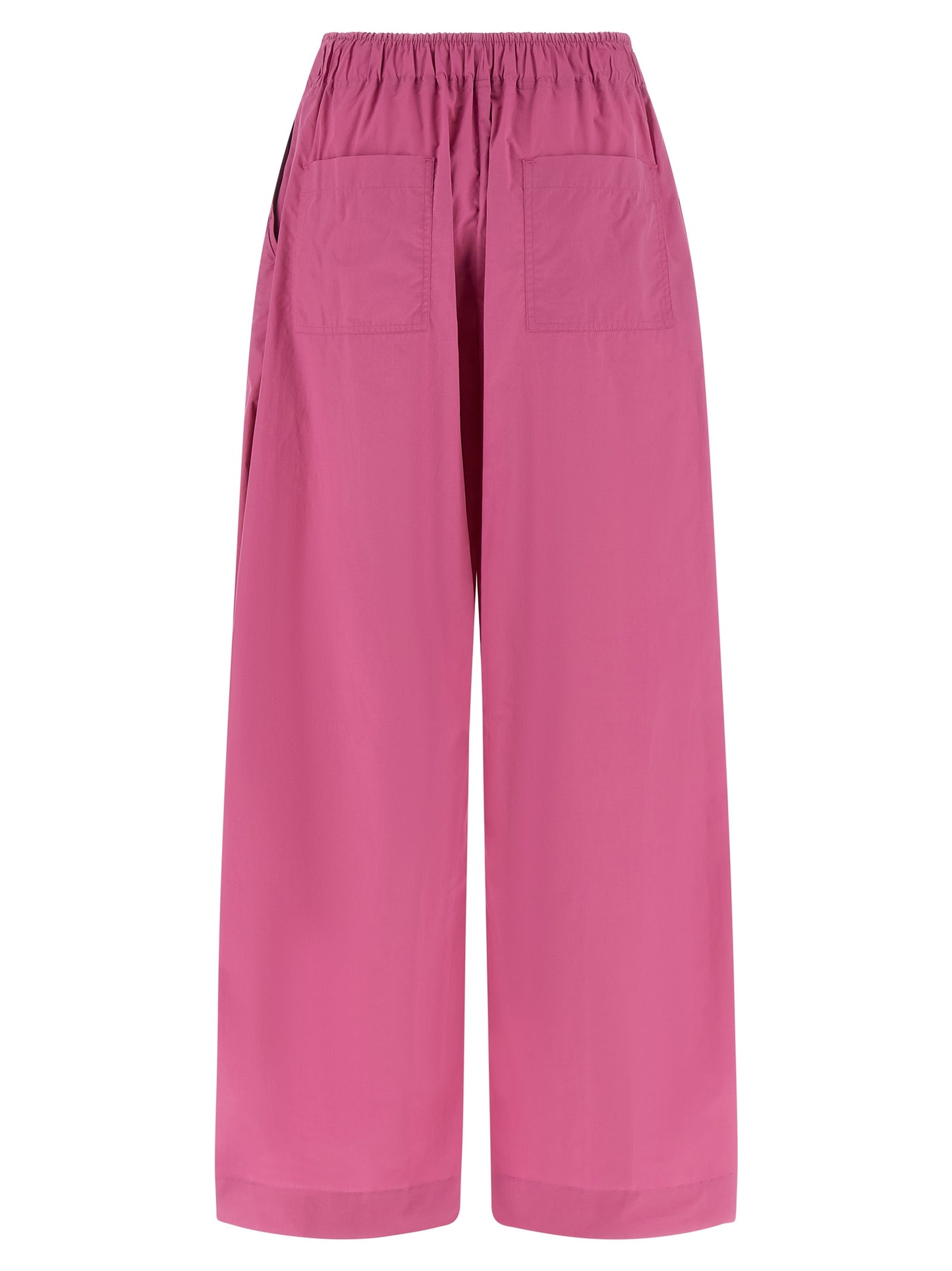 THELATEST Fuchsia Cotton Casual Pants