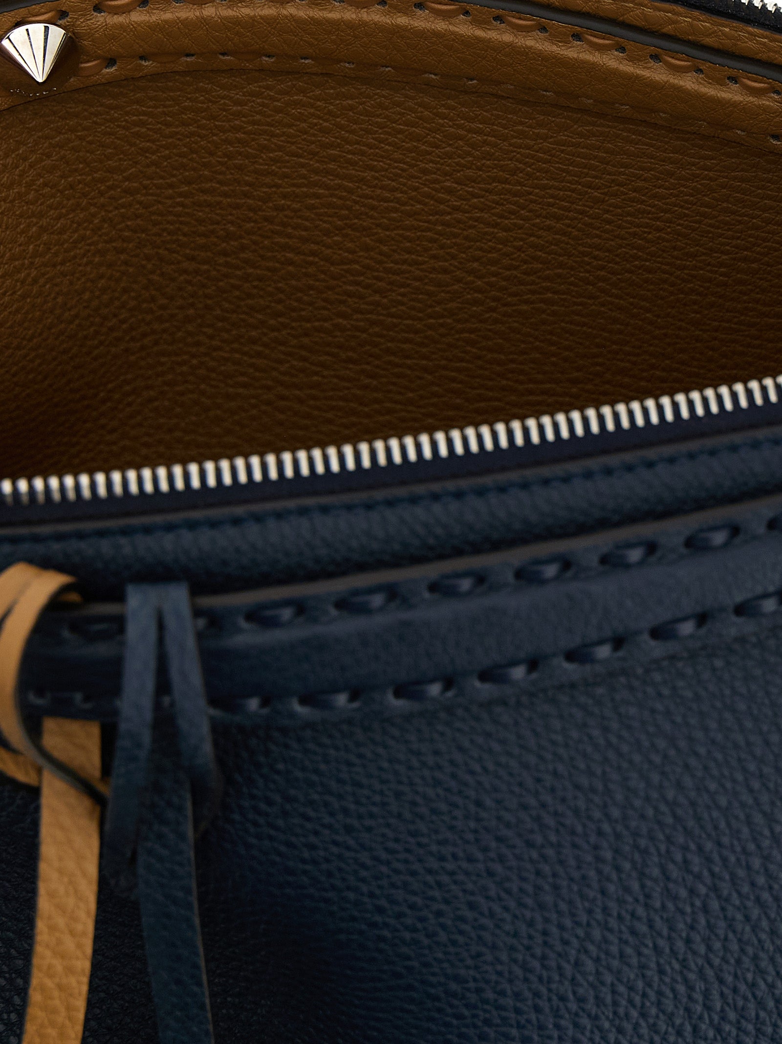 Medium Handbag by Fendi for women in bos taurus calfskin leather multicolor features a exquisite silhouette, showcasing a secure zipper and exquisite with versatile shoulder-strap, adjustable-strap & handle for a exquisite finish.