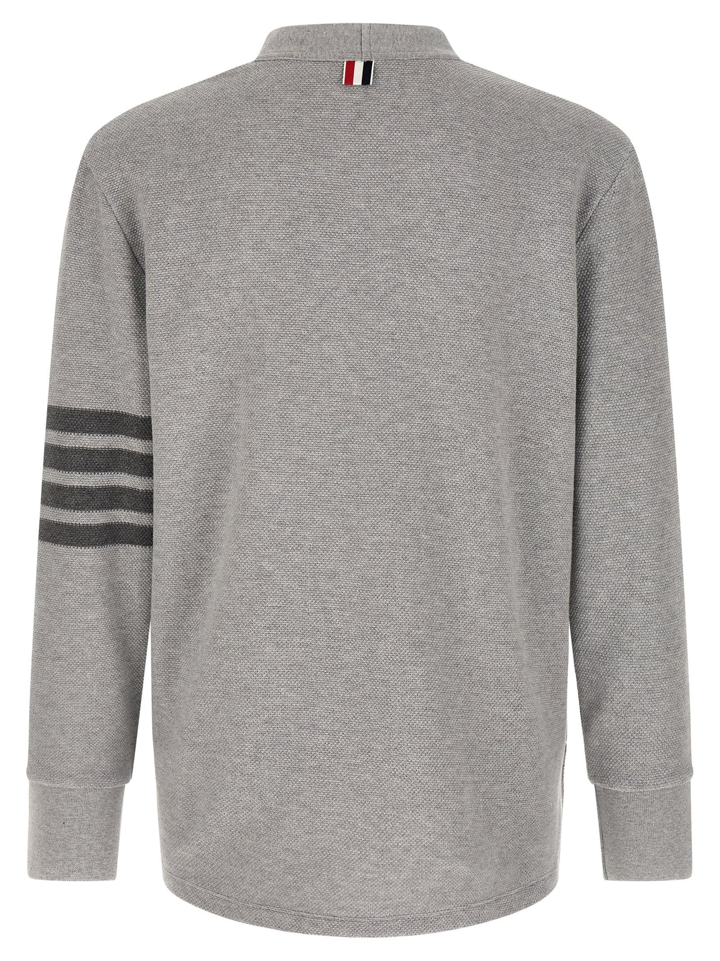 Thom Browne Gray Cotton Cardigan
