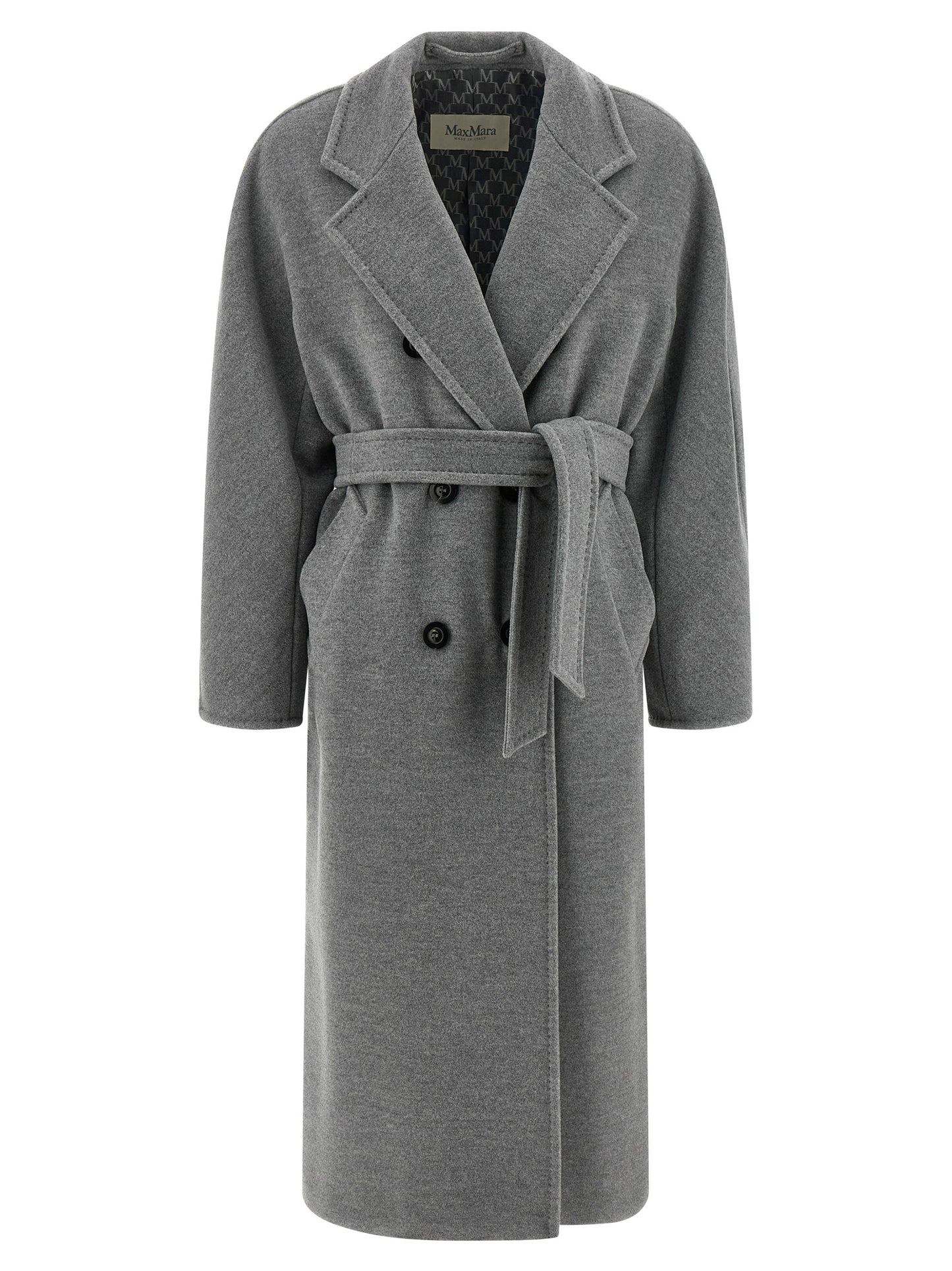 Max Mara Gray Virgin Wool Coat