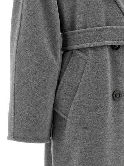 Max Mara Gray Virgin Wool Coat