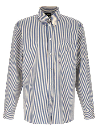 Fendi Blue Cotton Blouse